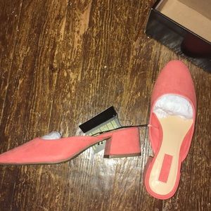 Coral Heeled Mules